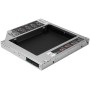 Belső rack (caddy) - HDD/SSD SATA 2,5" laptophoz, 12,7 mm