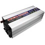 Feszültséginverter, tiszta szinuszos, 12V - 220V, 8000W, 2x LED kijelző (voltmérő)