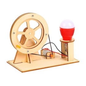 Barkácsolás (DIY) oktatási játék, fakészlet, áramfejlesztő